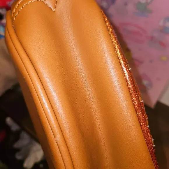 Halloween Pumpkin Jack O'Lantern Round Crossbody Bag - Picture 4 of 7